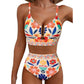 🌊💕2026 Summer Hot Sale 70% OFF👙✨Women's Floral High Waisted Tummy Control Bikini Set