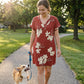 📢🌈2026 Summer Hot Sale 49% OFF💃Women's Summer Casual V-Neck T-Shirt Dress