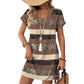 📢🌈2026 Summer Hot Sale 49% OFF💃Women's Summer Casual V-Neck T-Shirt Dress