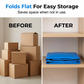 📦Last Day Special Price:£8.99!!!🧳 Collapsible Storage and Moving Bag – Heavy-duty handles & zippered closure – Folds flat, perfect for moving, travel or closet organization – reusable & easy to clean 🏠