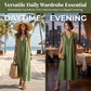 📢2026 Summer Hot Sale 70% OFF !! ⏰Women's Casual Sleeveless V-Neck Ruffle Dress