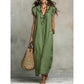 📢2026 Summer Hot Sale 70% OFF !! ⏰Women's Casual Sleeveless V-Neck Ruffle Dress