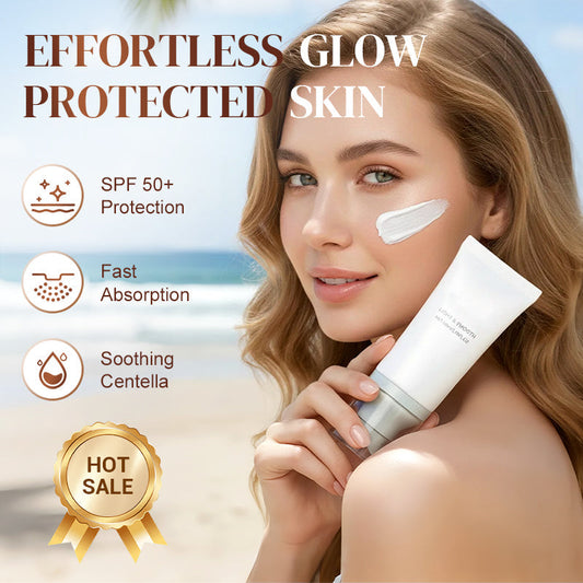 ⏳LAST DAY SALE BUY 2 GET 1 FREE☀️SKIN1004 Hyalu-Cica Water-Fit Sun Serum SPF50+☀️ Lightweight Korean Sunscreen for Sensitive Skin 💧✨  Watery-Creamy • Non-Greasy • Daily UV Protection