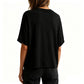 👚Hot Sale 50% OFF☁️2026 Women's Loose Oversized Basic Tee Comfortable Soft Fabric Flattering Fit 🌸
