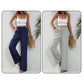 💖LAST DAY SALE 50% OFF💷Women's Summer Wide Leg Pants Flowy Drawstring Elastic Waist Trousers with Pockets