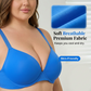 🏆Last Day Special Price £8.99💙Women's Deep V Push Up Padded Everyday Bras👍Enhancer Outdoorfun Low Plunge Breathable Classic Style💐