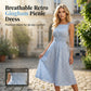 🌈2026 Summer Hot Sale 50% OFF!✨Women’s Off Shoulder Bubble Sleeve Slit Summer Dress – Elegant Holiday & Party Midi Dress