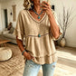 ⌛LAST DAY SALE ONLY ￡13.99!!🌸 Best Sellers-Women's Bohemian Hollow-Out Fringe Top