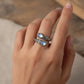 ⏳Limited-time 50% off⏰Vintage Adjustable Open Ring with Teardrop Glowing Zircon💧💍