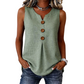👚❄️Summer cool-down deal: just £12.99!!⚡50K+ SOLD!❄️Women's V-Neck Sleeveless Cotton Linen Vest