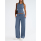 🔥2026 Hot Sale 70% OFF👚Women's Sleeveless Cropped Top Elastic Waist Wide Leg Pants 2 Piece Set