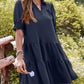 🔥2026 Summer Hot Sale 49% OFF🌈Women’s Lapel Collared V Neck Mid Sleeved Pleated Dress