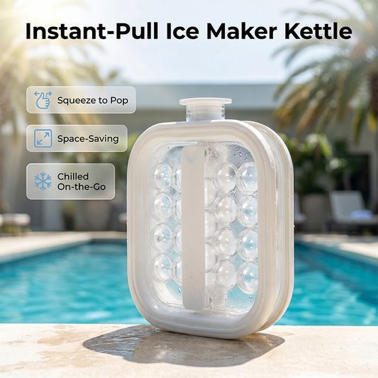⏳LAST DAY SALE ONLY￡9.99!!🍸️Portable Silicone Ice Ball Maker Kettle🧊