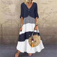🏖️Summer Hot Sale - Up to 70% OFF⚡50K+ SOLD!🎁Women's Summer V-Neck Button-Up Maxi Dress