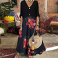 🏖️Summer Hot Sale - Up to 70% OFF⚡50K+ SOLD!🎁Women's Summer V-Neck Button-Up Maxi Dress