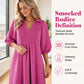 💃2026 Summer Hot Sale 70% OFF🥰Women's Casual V Neck Puff Sleeve Empire Waist A-Line Maxi Dress