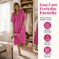 💃2026 Summer Hot Sale 70% OFF🥰Women's Casual V Neck Puff Sleeve Empire Waist A-Line Maxi Dress
