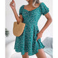 🌺LIMITED-TIME 50% OFF!✨Women's Floral Sundress – Drawstring Bust, A-Line, Lightweight, Summer ☀️