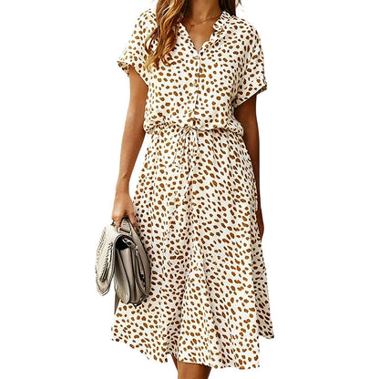 🔥Last Day Special Sale 60% OFF!!💝Women Casual Floral Printed Midi Dress