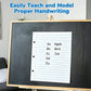 📝FLASH SALE! Lined Magnetic Dry Erase Whiteboard – Smudge-Free Wipeable Surface, Sticks To Fridges & Steel Cabinets!