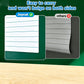 📝FLASH SALE! Lined Magnetic Dry Erase Whiteboard – Smudge-Free Wipeable Surface, Sticks To Fridges & Steel Cabinets!