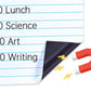📝FLASH SALE! Lined Magnetic Dry Erase Whiteboard – Smudge-Free Wipeable Surface, Sticks To Fridges & Steel Cabinets!