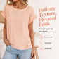 Women's Eyelet Ruffle Sleeve Top