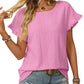 Women's Eyelet Ruffle Sleeve Top