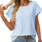 Women's Eyelet Ruffle Sleeve Top