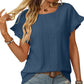 Women's Eyelet Ruffle Sleeve Top