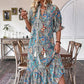🌸🌿LIMITED TIME 50% OFF!🌺Women's Summer V-Neck Floral Dress – Floral print & breezy fit – Perfect for sunny days.