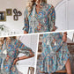 🌸🌿LIMITED TIME 50% OFF!🌺Women's Summer V-Neck Floral Dress – Floral print & breezy fit – Perfect for sunny days.