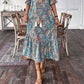 🌸🌿LIMITED TIME 50% OFF!🌺Women's Summer V-Neck Floral Dress – Floral print & breezy fit – Perfect for sunny days.