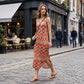Women's Casual V-Neck Sleeveless Maxi Dress