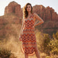 Women's Casual V-Neck Sleeveless Maxi Dress
