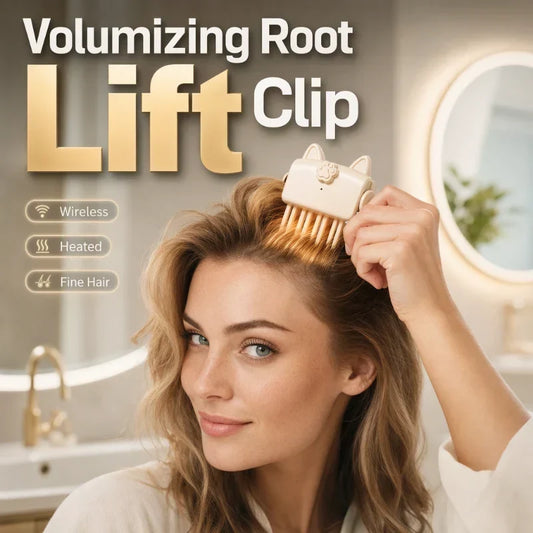 ⏳LAST DAY SALE 70% OFF🎉💇Wireless Heated Volumizing Root Lift Clip, Portable Travel Hair Styling Tool for Flat Fine Hair