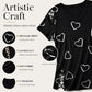 🎁2026 New Arrivals 50% OFF💥Women’s Heart Print V-Neck Top