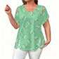 🎁2026 New Arrivals 50% OFF💥Women’s Heart Print V-Neck Top