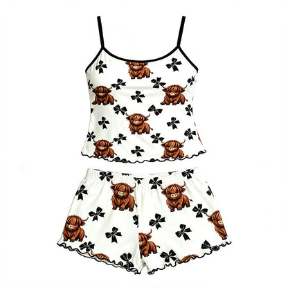 🌸LAST DAY SALE ONLY ￡9.99!!🌸Summer Sleepless Spaghetti Strap Cami Sleepwear Set