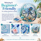 🌊DIY Ocean Pearl Painting – Create Your Own Unique Wall Art with a Beautiful Sea Theme
