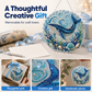 🌊DIY Ocean Pearl Painting – Create Your Own Unique Wall Art with a Beautiful Sea Theme