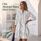 👔Summer Hot Sale - Up to 70% OFF⚡50K+ SOLD!🎁Women's Long Sleeve Printed Shirt Dress Casual Button Down Elegant Midi Dress