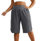 ⏰Last Day Sale 49% OFF👖Women's Casual Wide-Leg Knee-Length Shorts