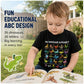 🦖Hot Sale 50% OFF✨Kids Dinosaur Alphabet Graphic T-Shirt