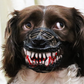 🎃50% OFF NOW !🐶Halloween Realistic Spoof Pet Muzzle – Scary Bloody Fangs Dog Costume Muzzle, Adjustable Funny Cosplay Accessory for Halloween Party