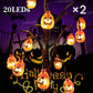 ⏳LAST DAY SALE ONLY ￡12.99!🌃Waterproof Halloween Pumpkin Solar Branch Lights