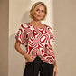 🎉2026 Hot Sale 50% OFF💞 Women's Ice Cooling Printed V-Neck T-Shirt