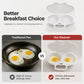 ⏰Last Day Special Price ￡6.99!!⏰Microwave Egg Poacher – Dual-Cavity Steamer, Rapid Heating, Non-Stick PP – Ideal for Home, Office & Travel! 🔥