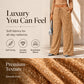 🛍️🍂LAST DAY SALE 70% OFF👍✨Women's Glitter Fashion Adjustable Drawstring Slimming Elastic Waist Straight-Leg Pants
