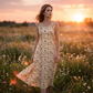 💃Summer Hot Sale 70% OFF⏳💞Women's Floral Print Sleeveless Maxi Dress with Pockets